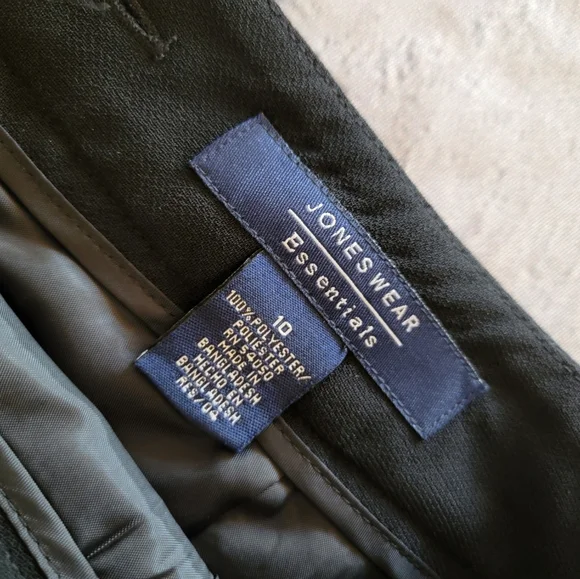 Joneswear Essentials Sz 10 Black Dress Suit Skirt - Picture 3 of 4